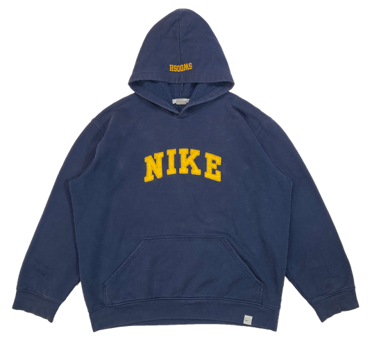 00' Nike Center Logo Vintage Hoodie Sweat-Shirt / 4263