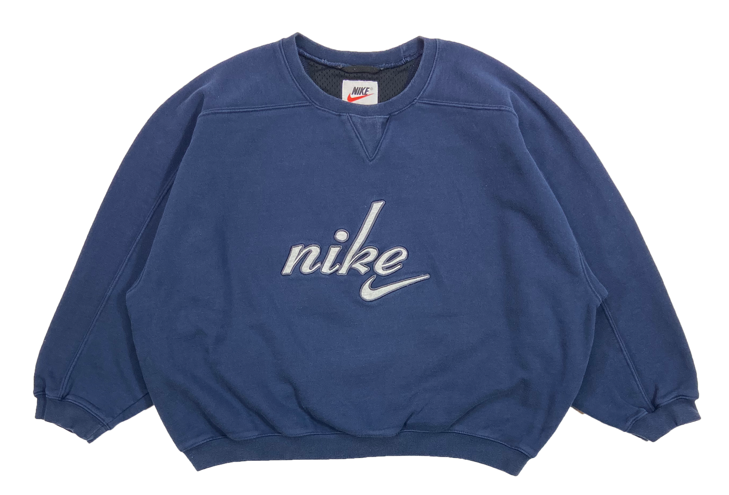 90's Nike Center Logo Vintage Ladies Shirt Length Sweat-Shirt / 4282