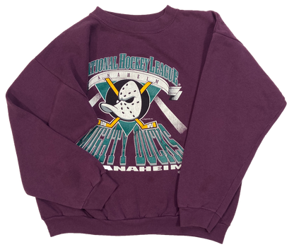 90's' Disney Anaheim Mighty Ducks NHL Vintage Sweat-Shirt / 4294
