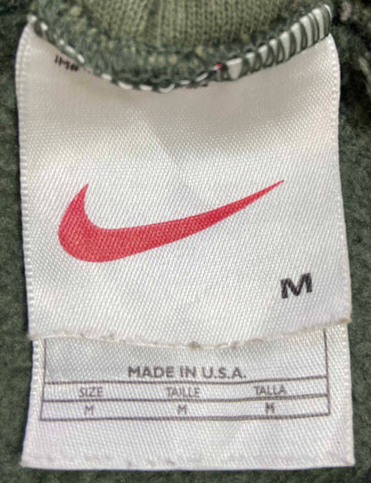 90's Nike Center Swoosh Made in USA Vintage Hoodie Sweat-Shirt / 4311