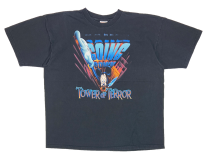 90's Mickey Mouse Tower of Terror Made in USA Disney Vintage T-Shirts / 4330