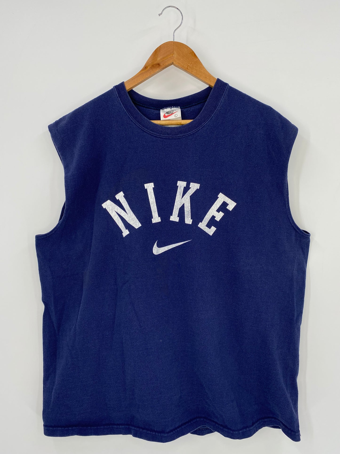 90's NIKE Made in USA Size L Vintage Tank-Top / k3523