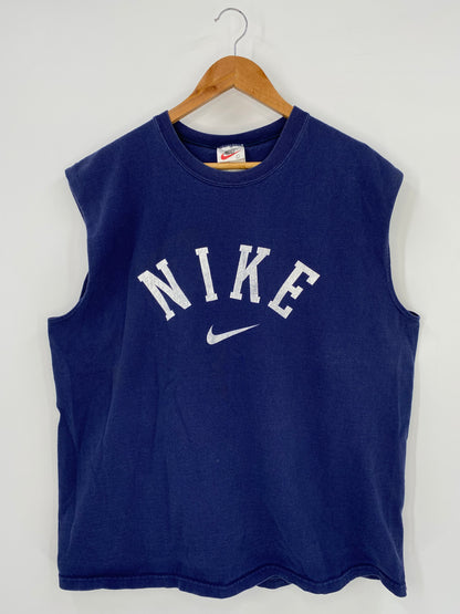 90's NIKE Made in USA Size L Vintage Tank-Top / k3523