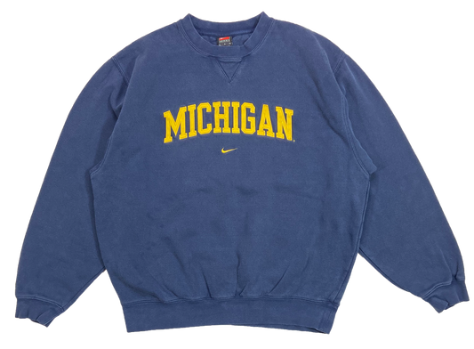 90's Nike x Michigan Vintage Sweat-Shirt / 4358