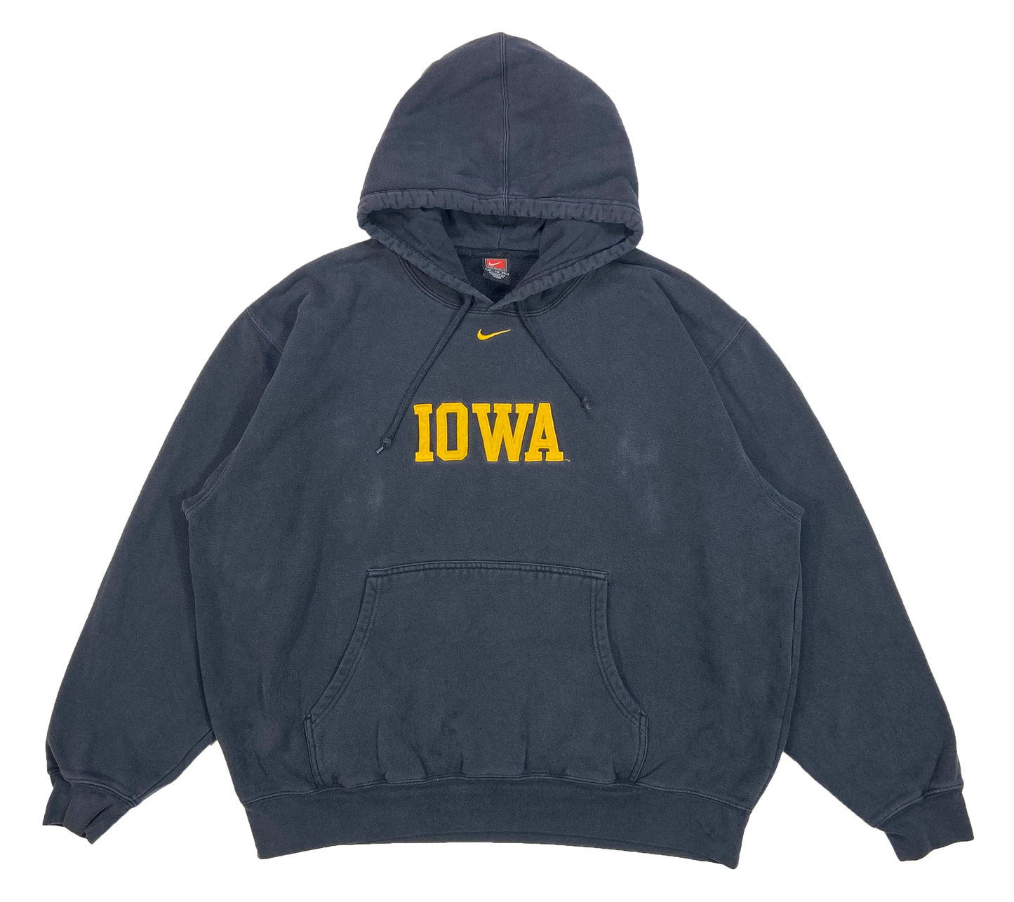 90's Nike x Iowa Vintage Hoodie Sweat-Shirt / 4364