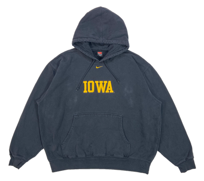 90's Nike x Iowa Vintage Hoodie Sweat-Shirt / 4364