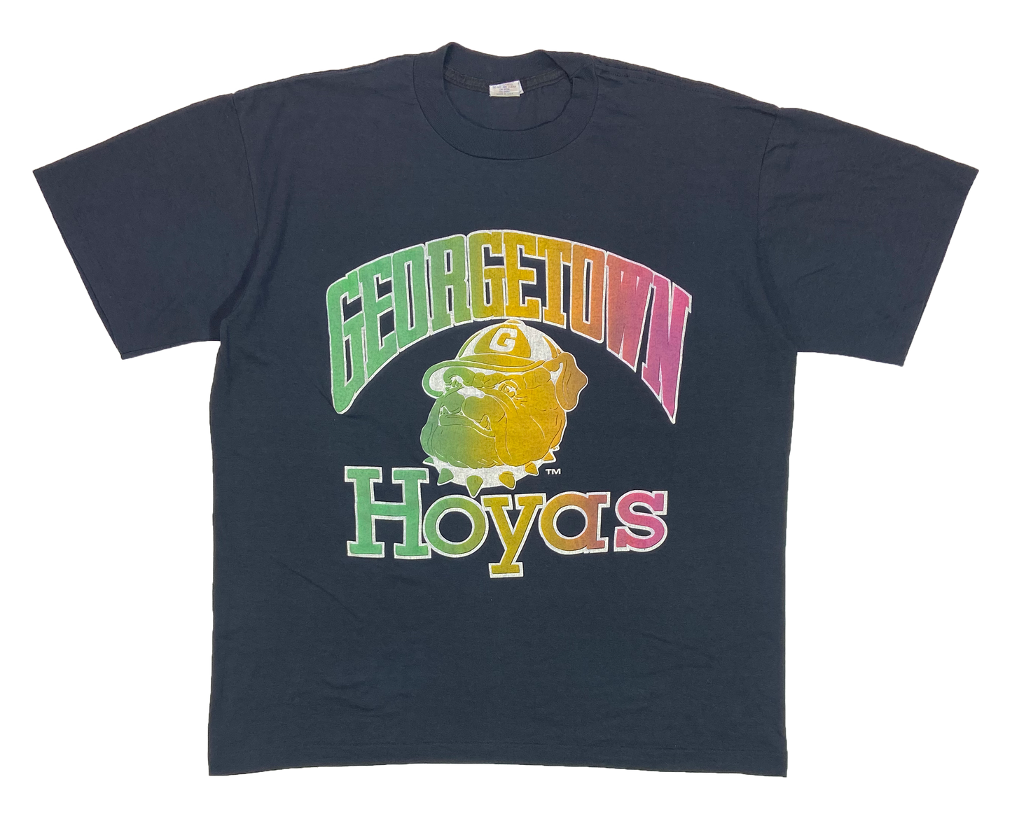 80's Georgetown Hoyas Made in USA Vintage T-Shirt / 4368