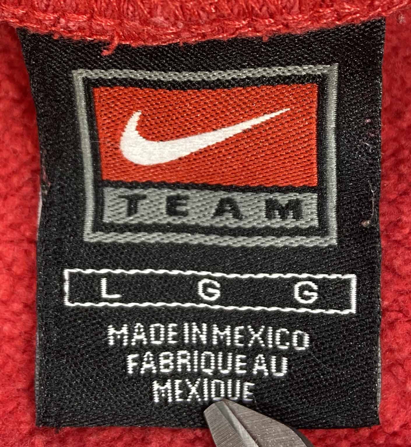 90's Nike x Wisconsin Vintage Hoodie Sweat-Shirt / 4376