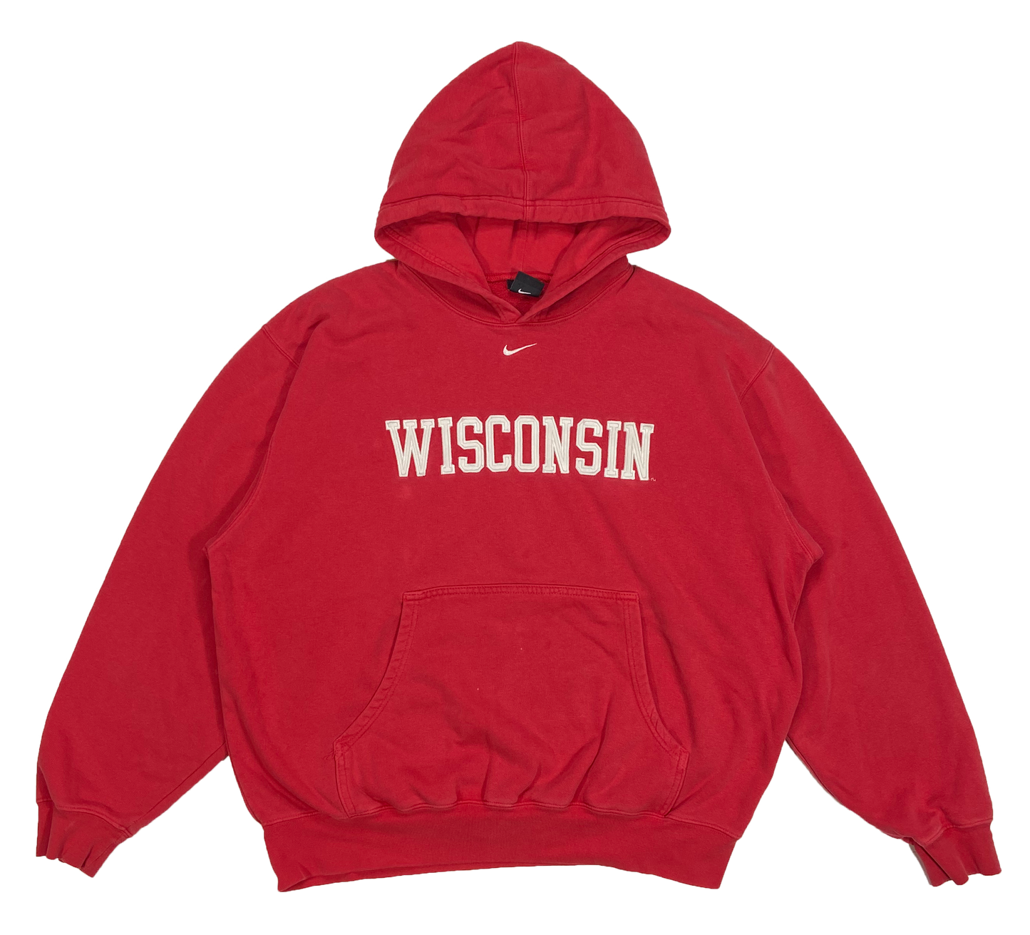 90's Nike x Wisconsin Vintage Hoodie Sweat-Shirt / 4376