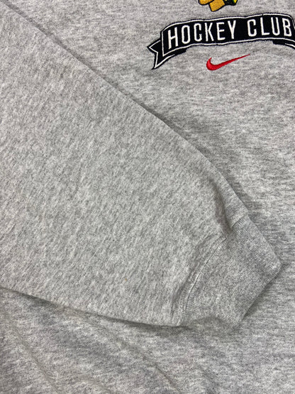 90's Nike x Chicago Blackhawks Hockey Club NHL Sweat-Shirt / 4381