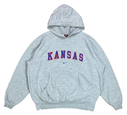 90's Nike x Kansas Vintage Hoodie Sweat-Shirt / 4382