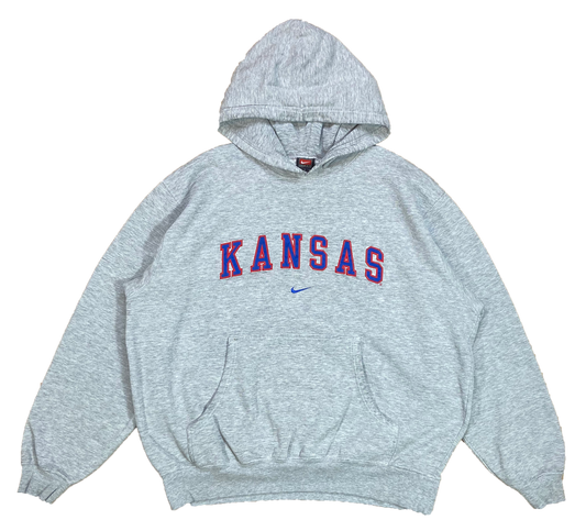 90's Nike x Kansas Vintage Hoodie Sweat-Shirt / 4382