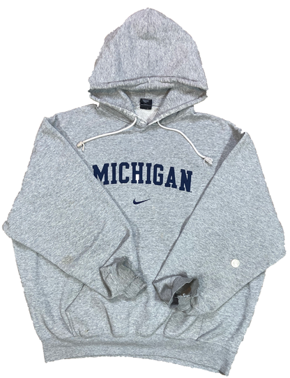 90's Nike x Michigan Vintage Hoodie Sweat-Shirt / 4383