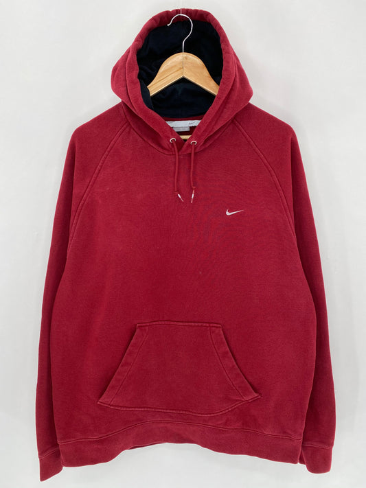 00' NIKE Mini Swoosh Size XL Vintage Hoodie Sweat-shirt  / 6040