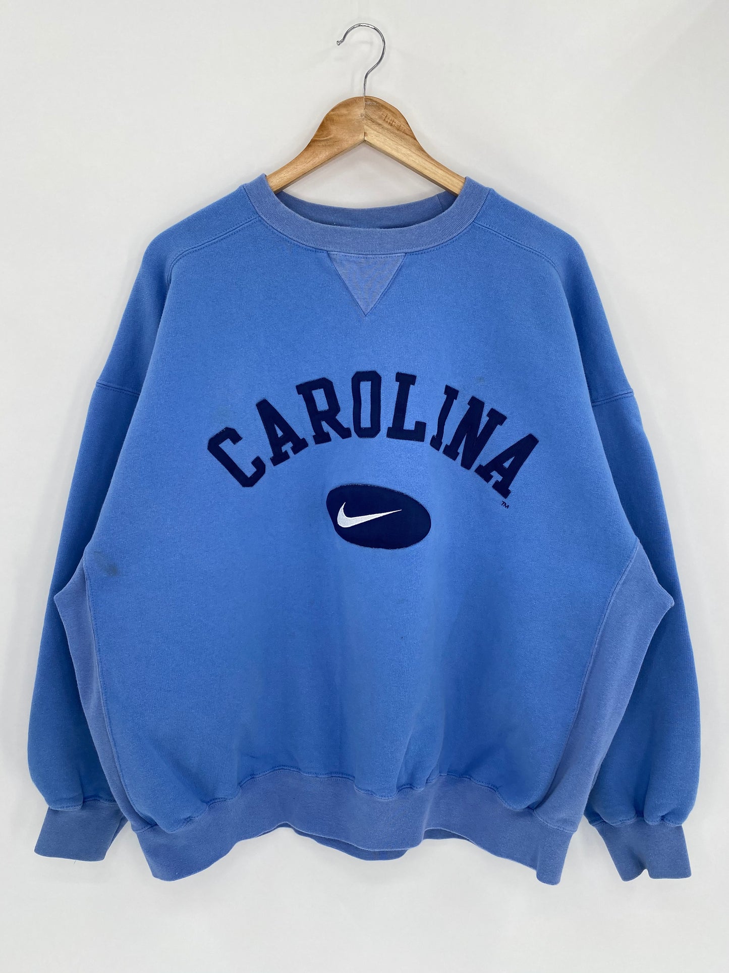 90’s NIKE CAROLINA Size Approx.XL Vintage Sweat-Shirt / 5464