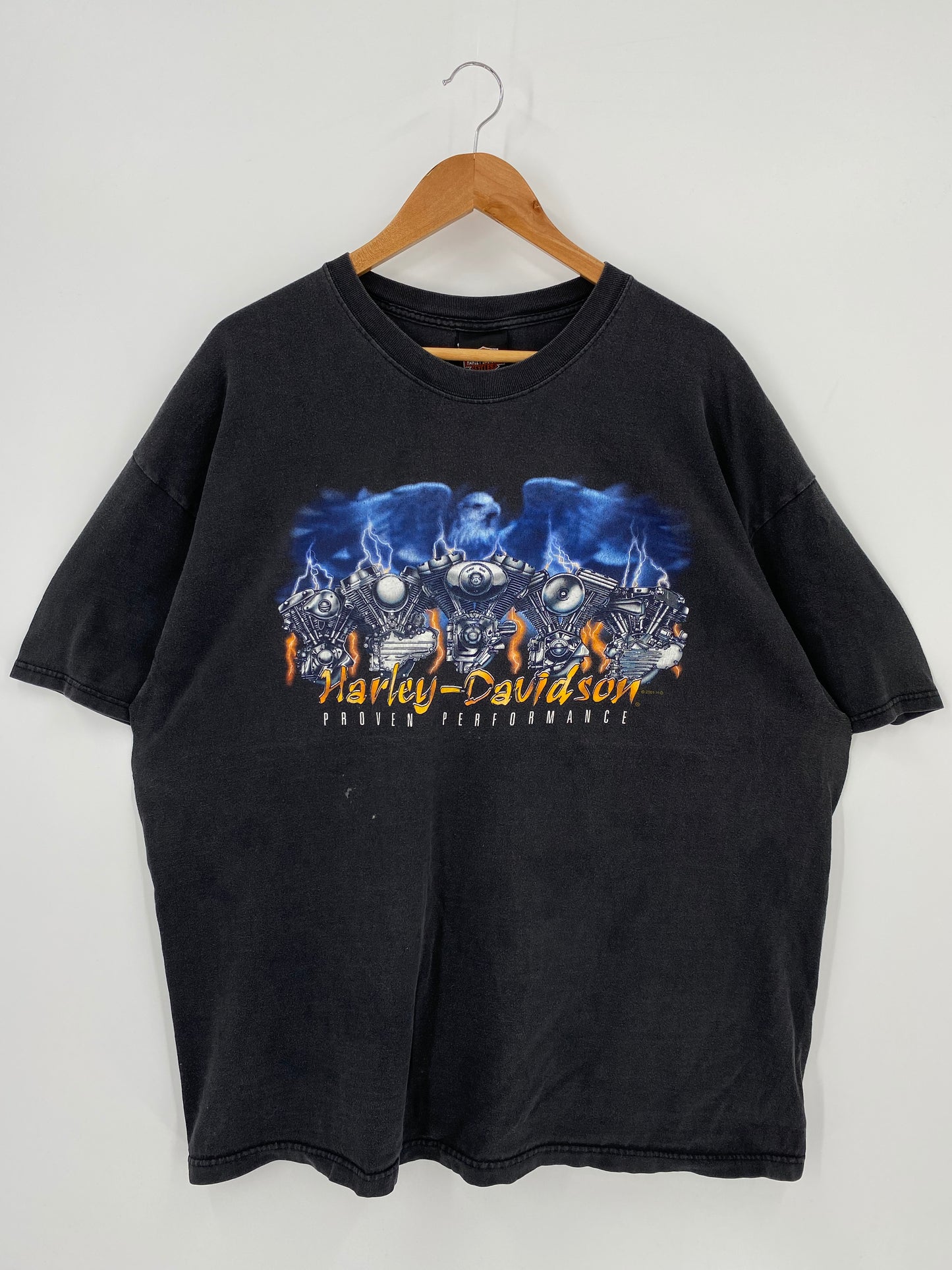 2001 HARLEY DAVIDSON Made in USA Size XXL Vintage T-Shirt / 9783