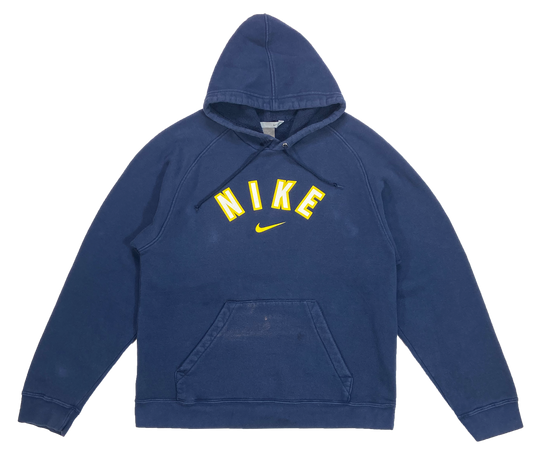 00' Nike Center Logo Vintage Slim Fit Hoodie Sweat-Shirt / 4408