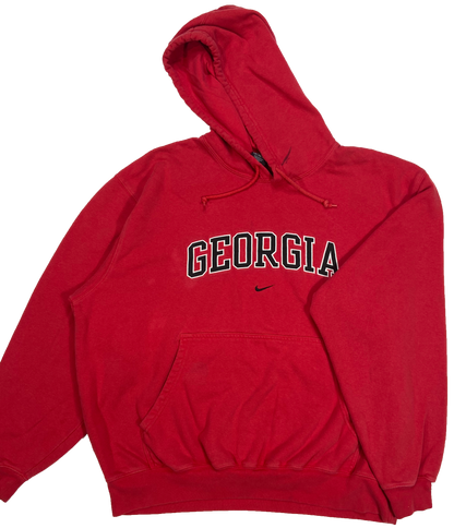 90's Nike Georgia Vintage Hoodie Sweat-Shirt / 4409