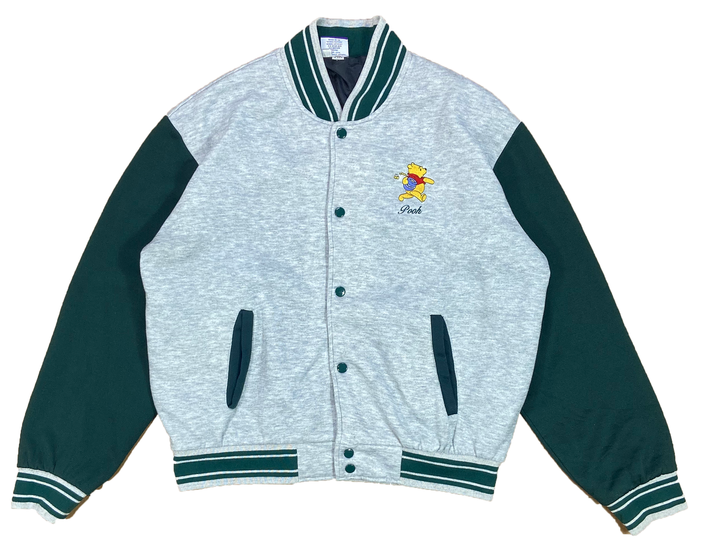 90's Winnie the Pooh Made in USA Disney Vintage Sweat-Jacket / 4424