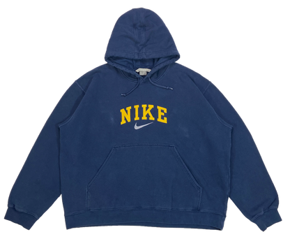 00' Nike Center Logo Vintage Hoodie Sweat-Shirt / 4429