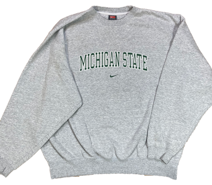 90’s Nike x Michigan State Vintage Sweat-Shirt / 4434