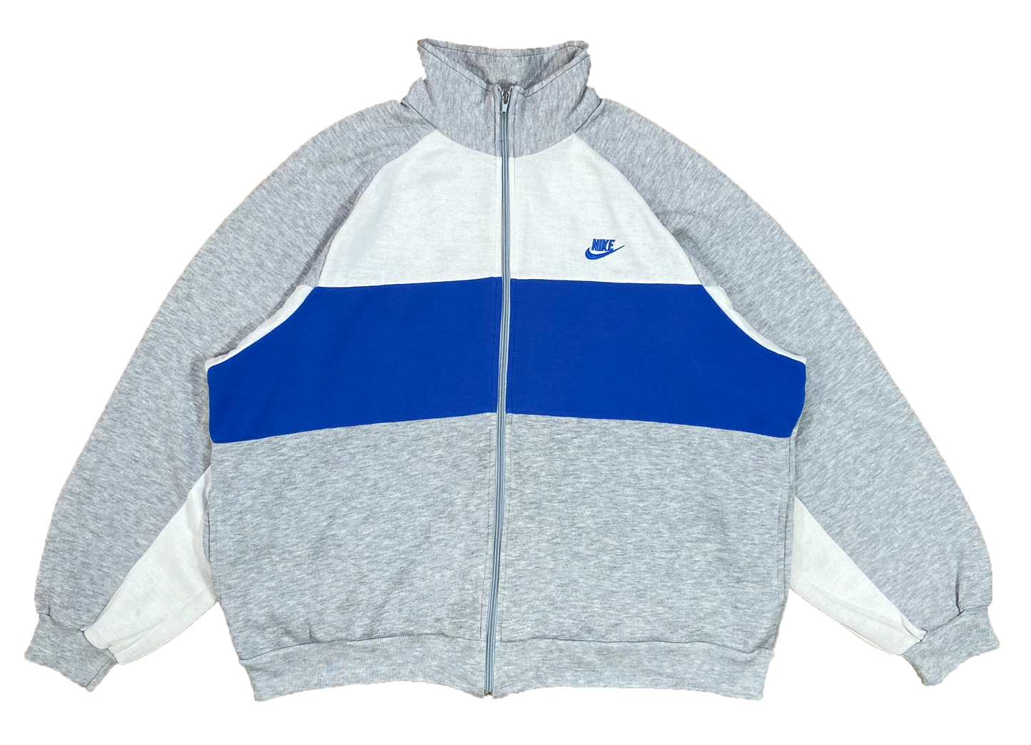 90's Nike Silver Tag Vintage Zip-Up Sweat-Shirt / 4454