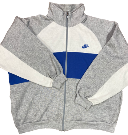 90's Nike Silver Tag Vintage Zip-Up Sweat-Shirt / 4454