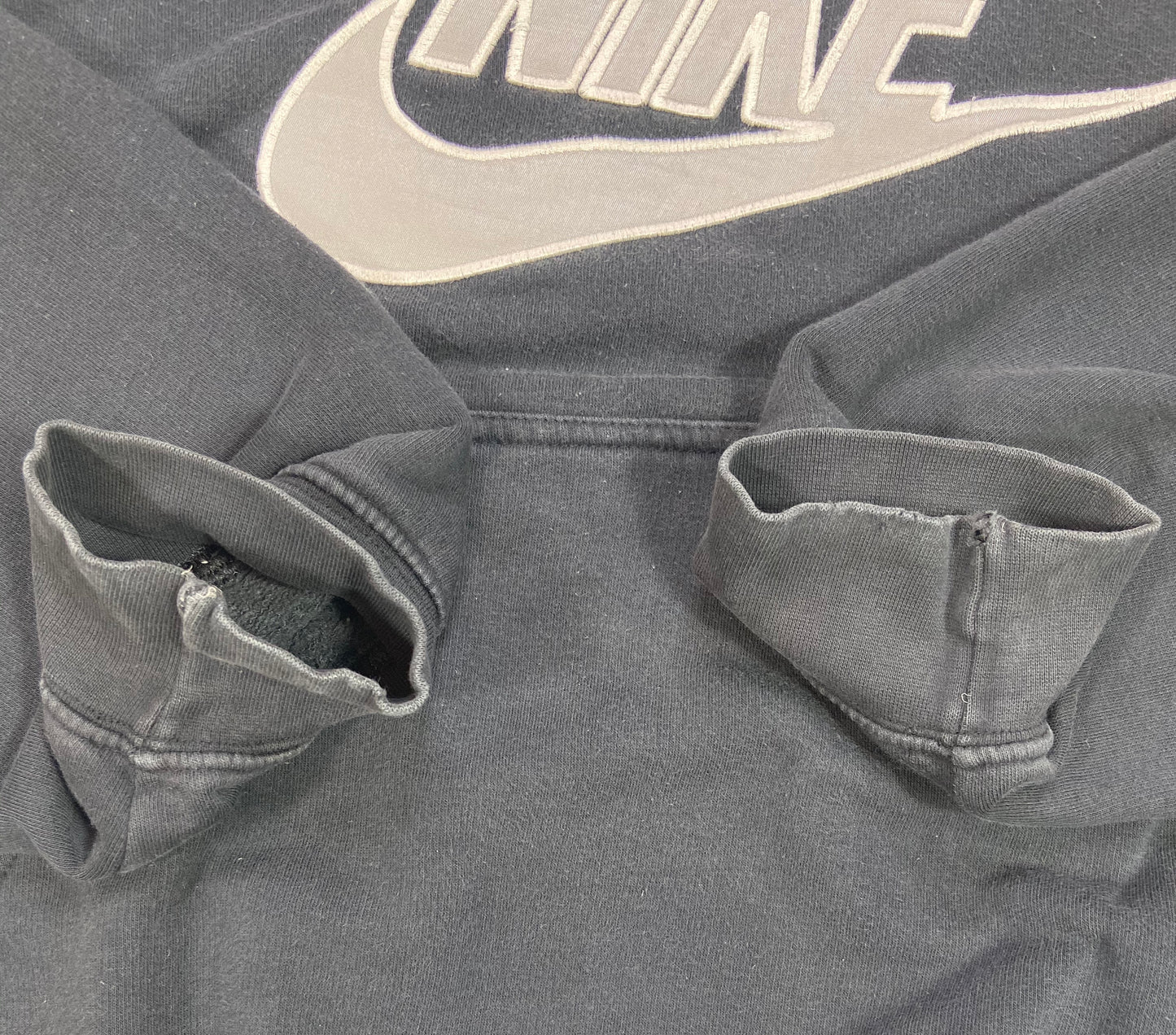 00' Nike Center Logo Vintage Hoodie Sweat-Shirt / 4455