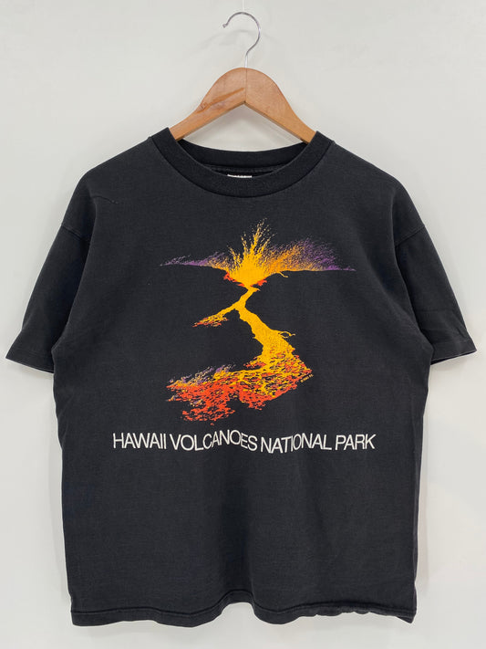 90’s HAWAII VOLCANOES NATIONAL PARK Made in USA Size L Vintage T-Shirts / A4033
