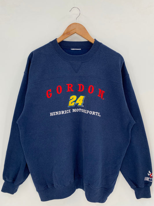 VINTAGE NASCAR JEFF GORDON Size No tag(Approx.L)Racing Sweat-Shirts / K2911