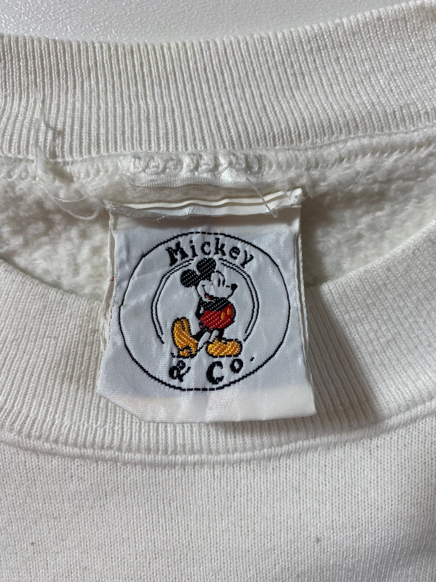 90’s DISNEY MICKEY MINNIE Made in USA Size XL Vintage Sweat-shirt / A289