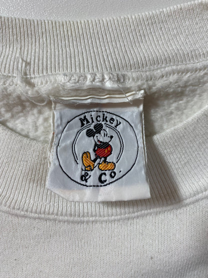 90’s DISNEY MICKEY MINNIE Made in USA Size XL Vintage Sweat-shirt / A289