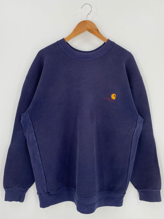 90's CARHARTT Size No tag(Approx. XXL) Vintage Sweat-Shirt / k163