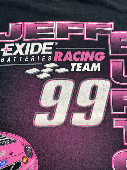 90’s NASCAR Jeff Burton Racing Size XL Vintage T-Shirt / 5589