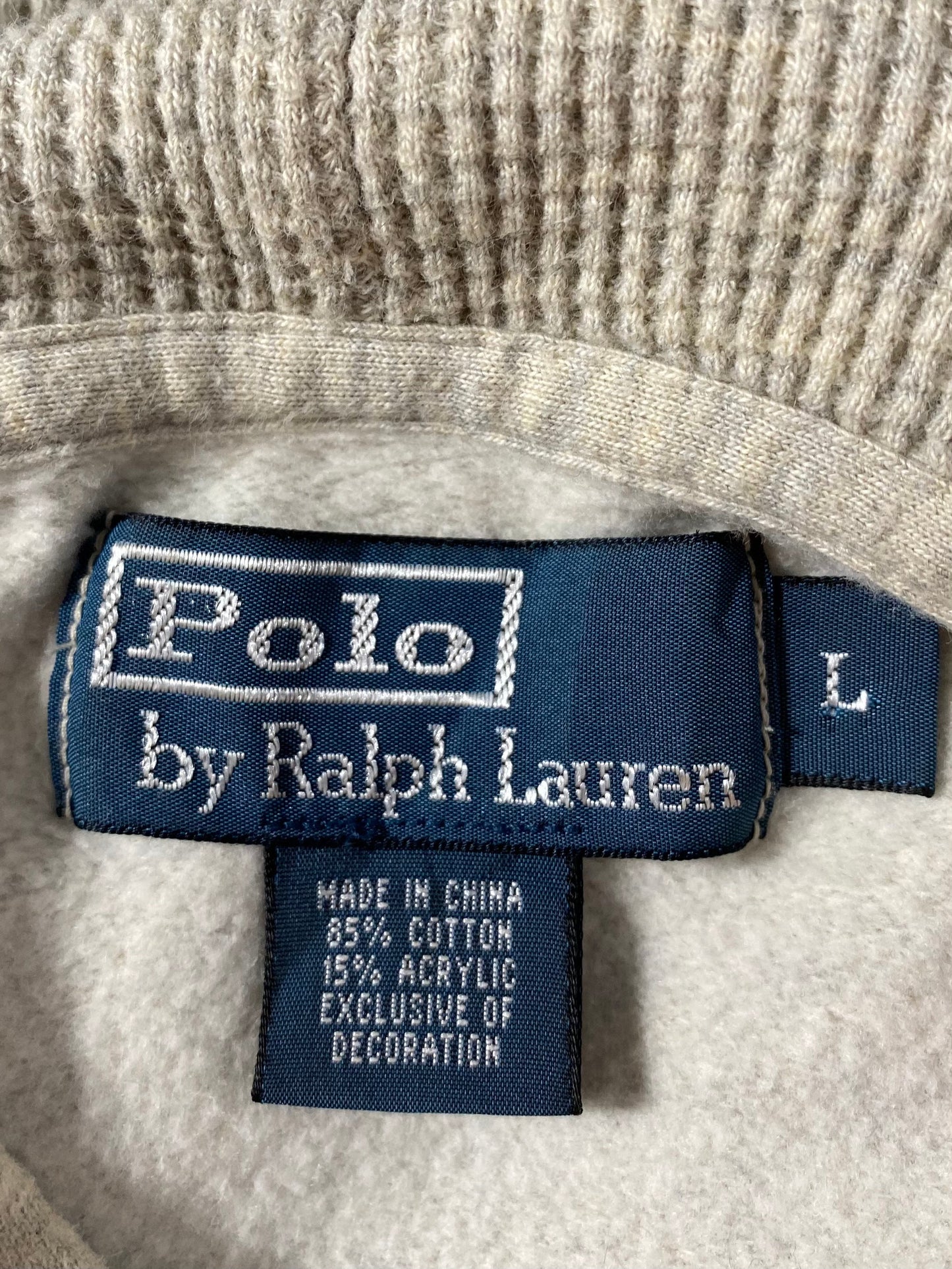 Vintage POLO BEAR RALPH LAUREN Size L Hoodie Sweat-shirt / K6602