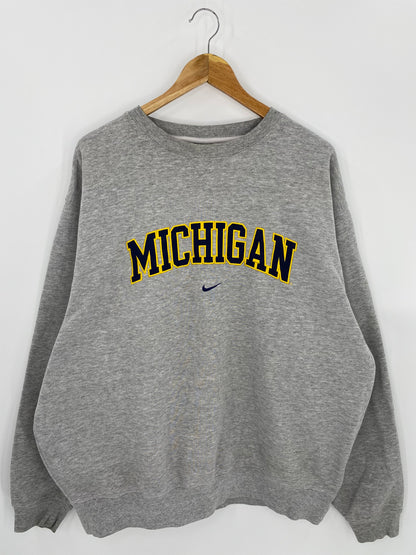 90’s NIKE MICHIGAN Size XL Vintage Sweat-shirt / 7163