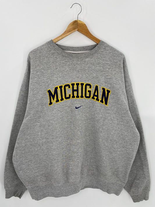 90’s NIKE MICHIGAN Size XL Vintage Sweat-shirt / 7163