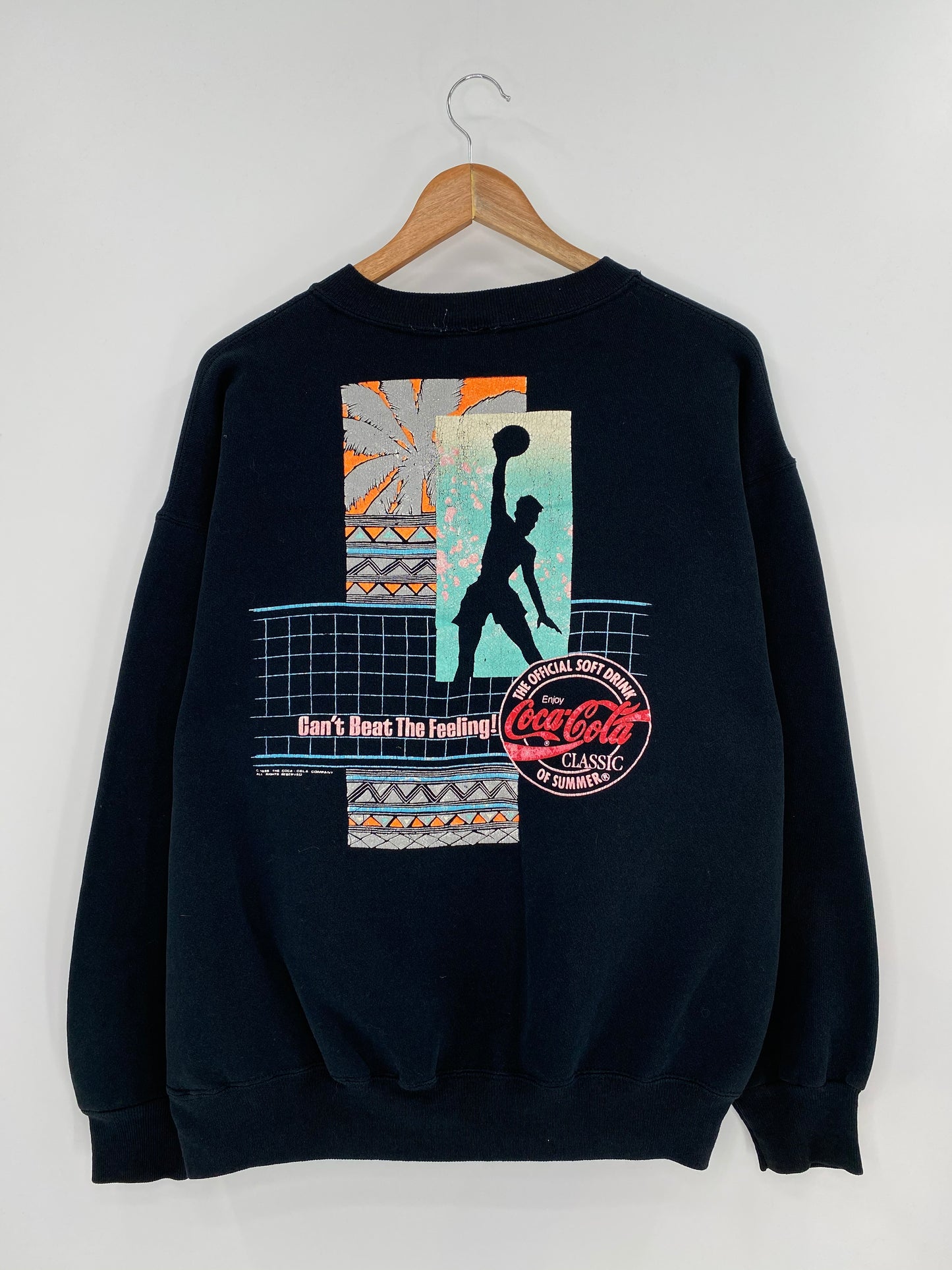 80's COCA-COLA Made in USA Size XL Sweat-Shirts / 8265