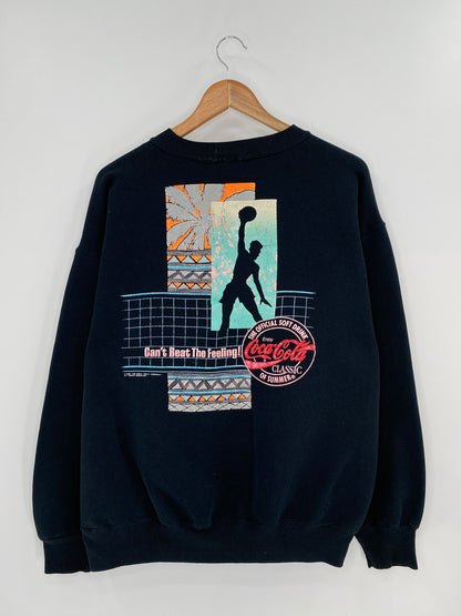 80's COCA-COLA Made in USA Size XL Sweat-Shirts / 8265