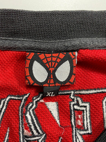 2001 MARVEL SPIDER-MAN Size XL Vintage Hockey Game Shirt / 7022
