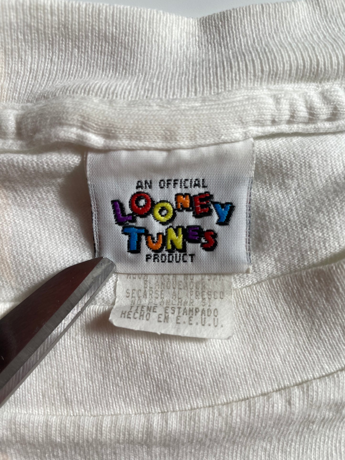 1994 LOONEY TUNES TWEETY Made in USA Size XL Vintage T-Shirt / K1879