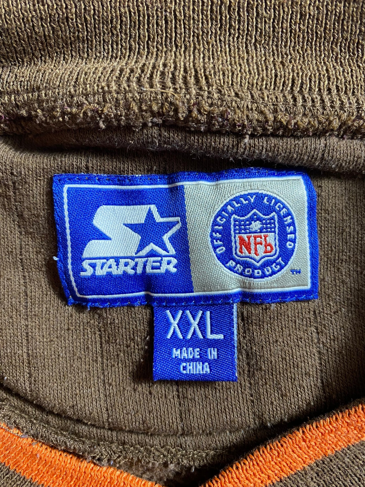 90’s STARTER BROWNS Size XXL NFL Sweat-Shirt /  k2793