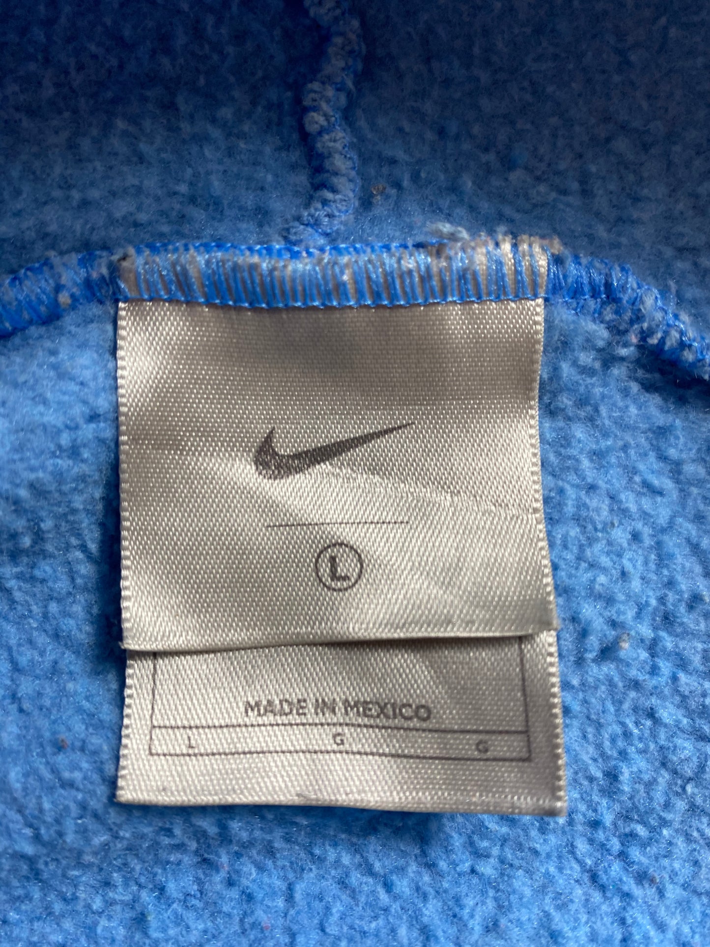 90’s NIKE Center Swoosh Size L Vintage Hoodie Sweat-shirt / 8456