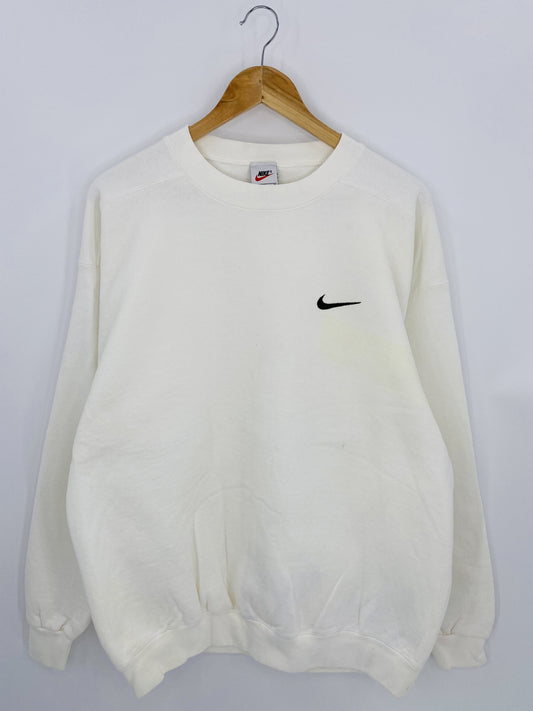 90’s NIKE MINI SWOOSH Made in USA Size L Vintage Sweat-shirt / k5990