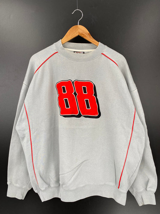 VINTAGE NASCAR DALE JR Size XL Racing Sweat-Shirts / K2915