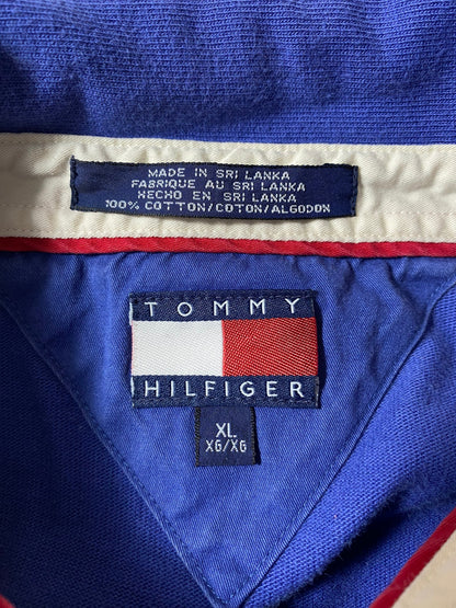 90's TOMMY HILFIGER Size XL Vintage Half-zip Sweat-Shirt / G5138S