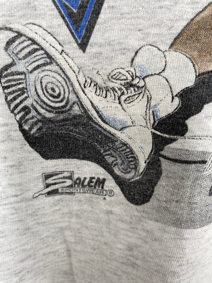 1991’ ORLAND MAGIC x Shaguelle O’Neal Made in USA Size L Vintage NBA T- Shirt / K2377