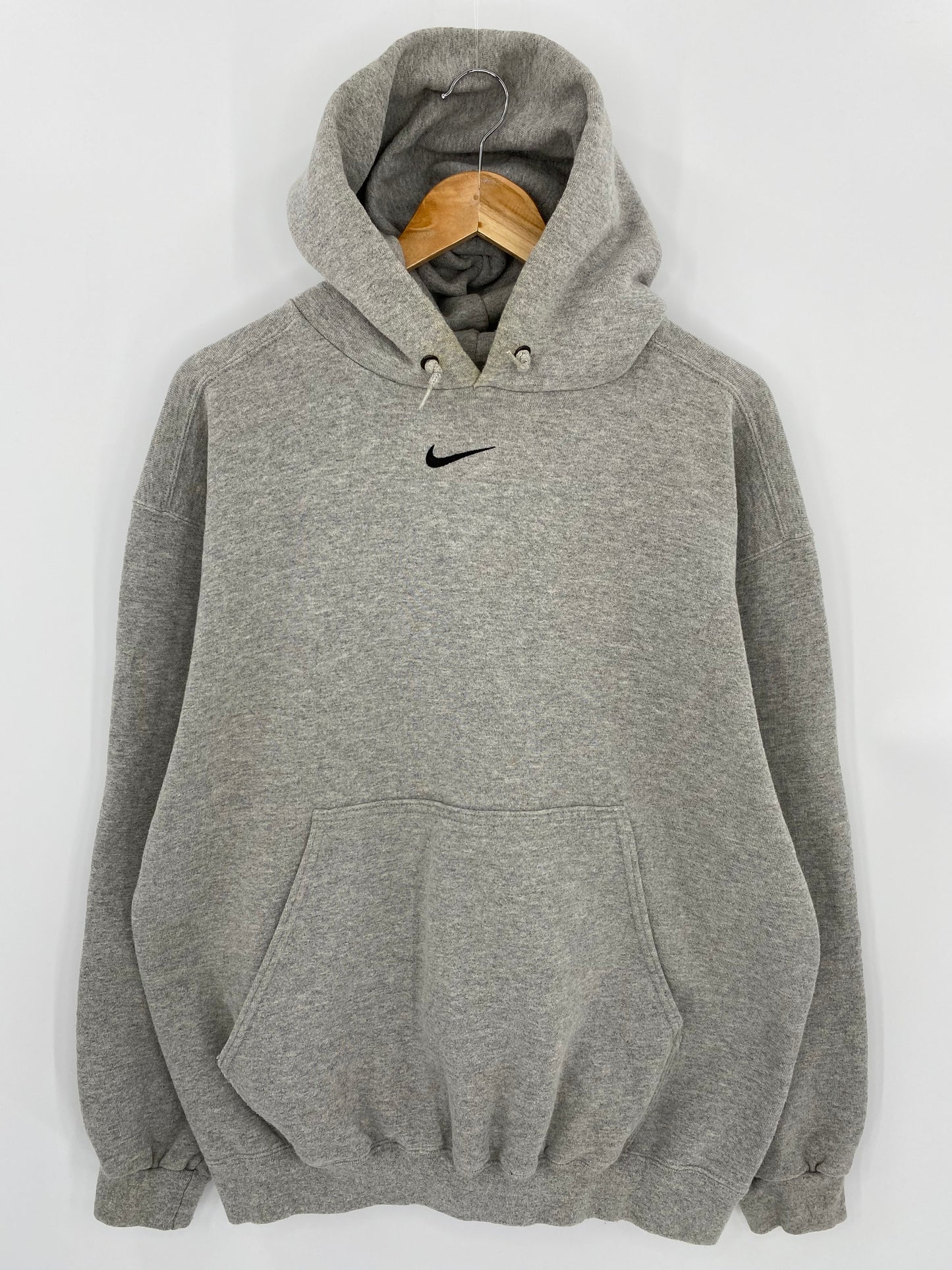 90’s NIKE Center Swoosh Made in USA Size L Vintage Hoodie Sweat-shirt / 6760