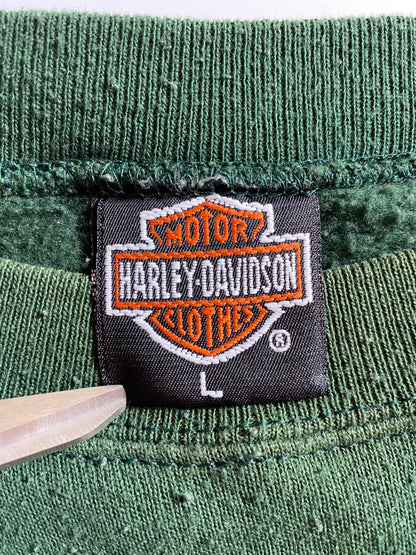 90’s Harley Davidson Made in USA Size L Vintage Sweat-Shirt / 8894