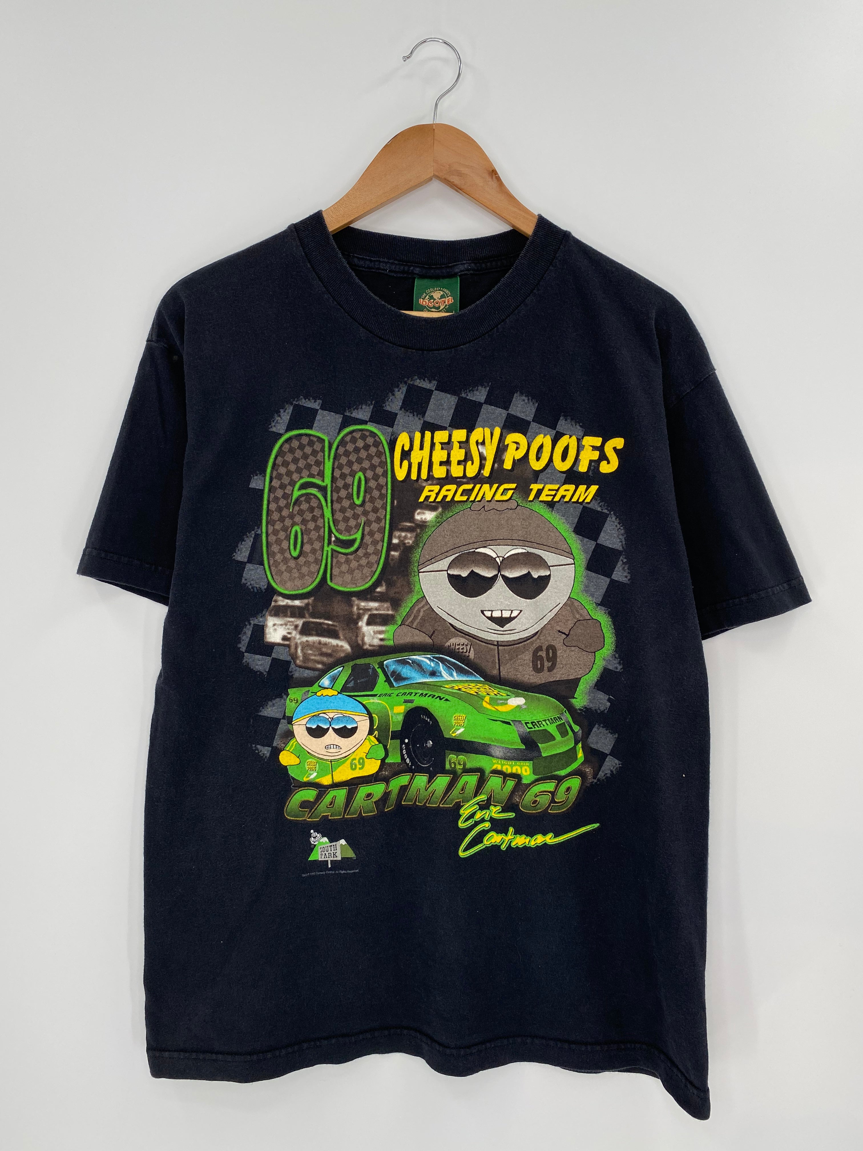 1998 SOUTH PARK ERIC CARTMAN 69 CHEESY POOFS RACING TEAM Size L